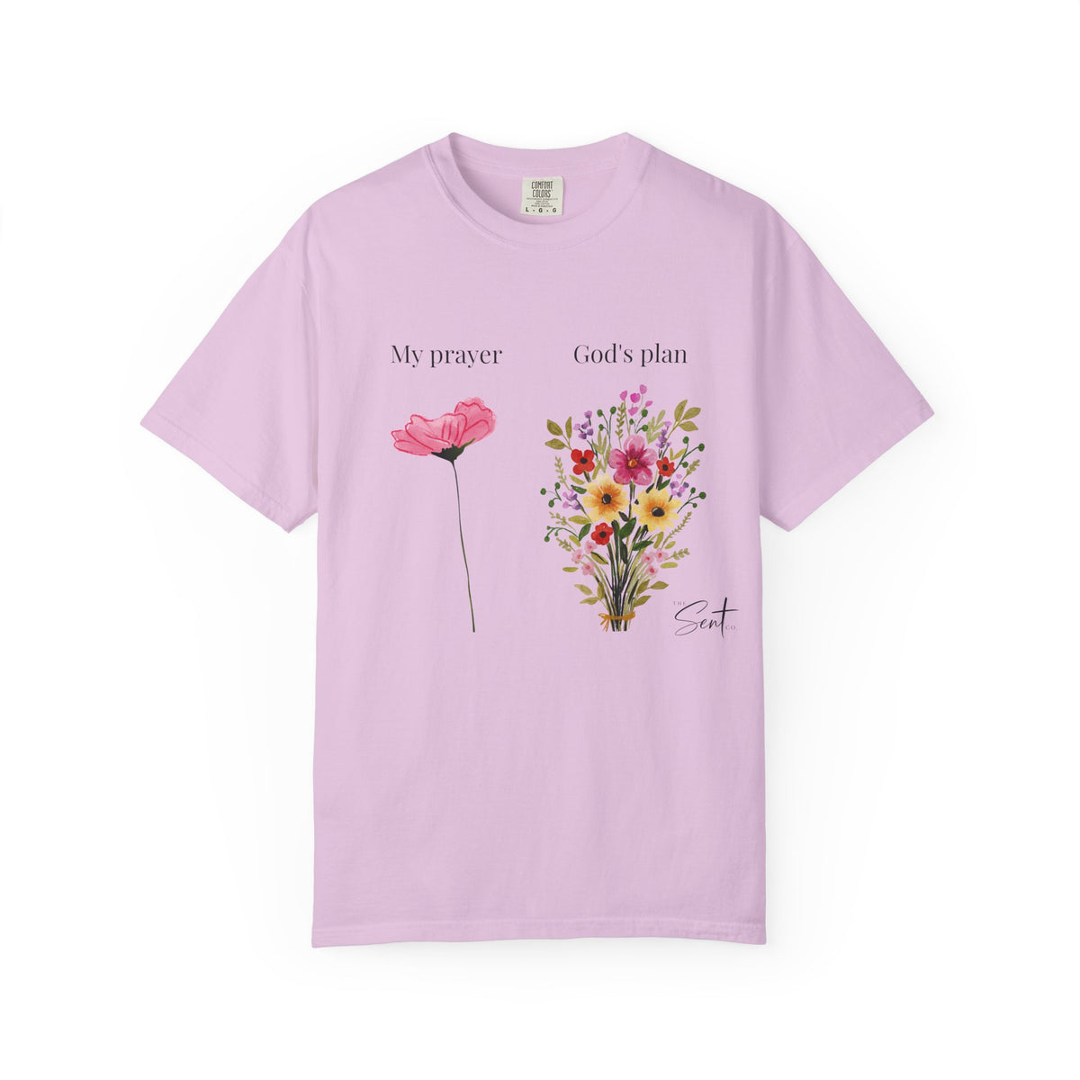 My Prayer God’s Plan Floral Faith T-Shirt