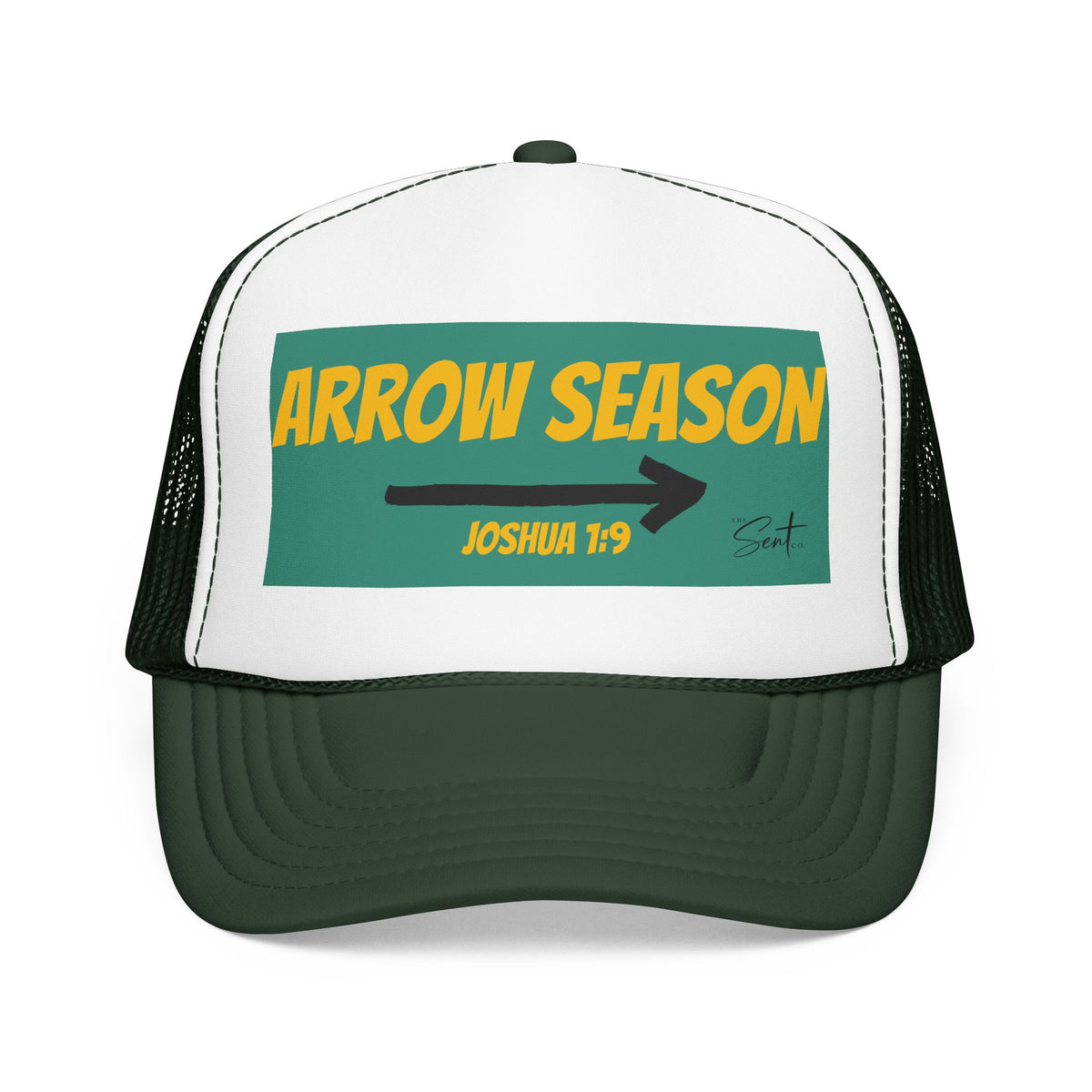 Trucker Hat — "Arrow Season" Foam Front Cap | Outdoors & Archery Hat