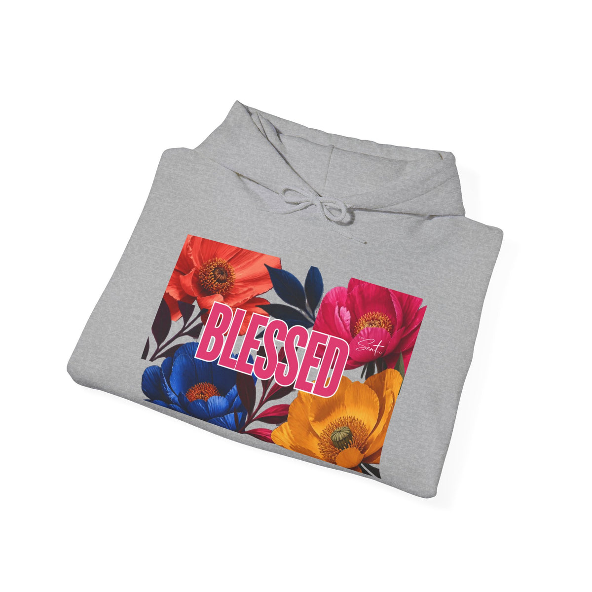 Blessed Floral Graphic Hoodie
