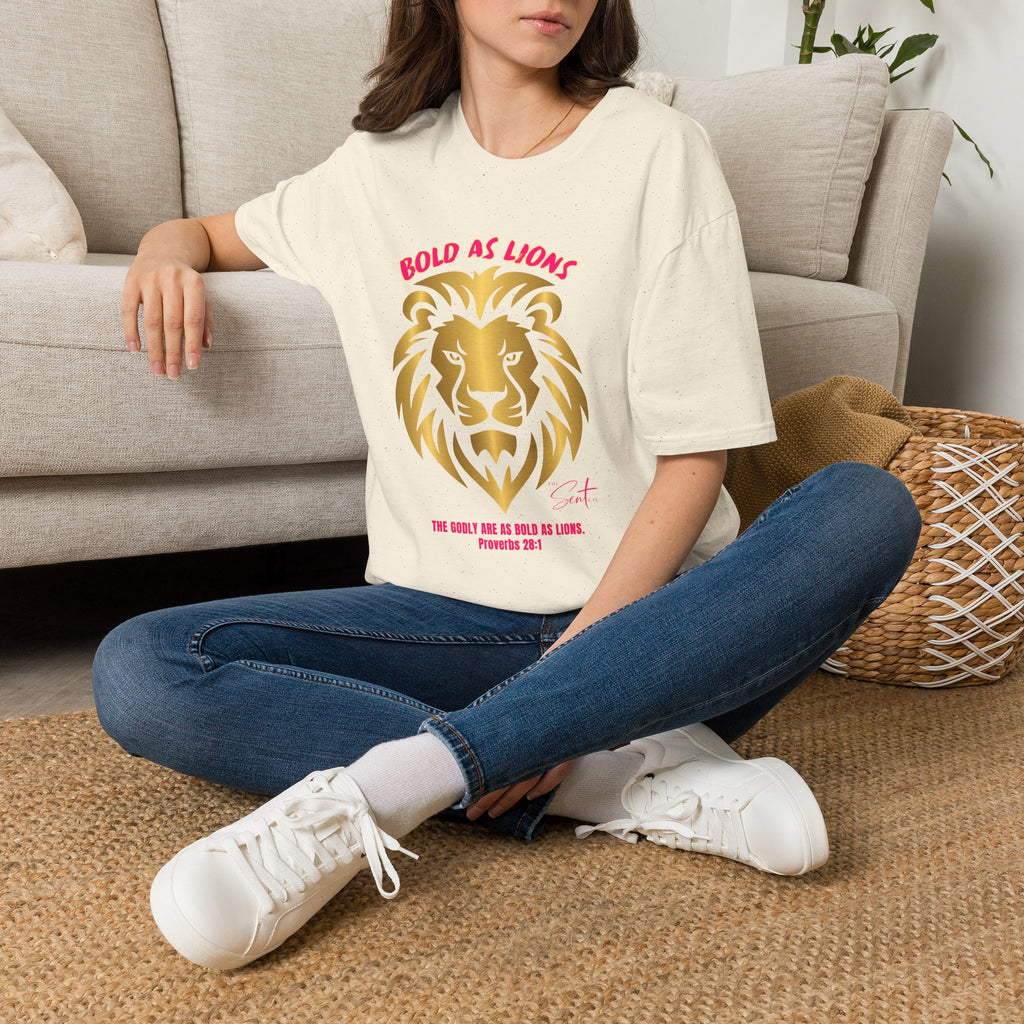 Jesus Cross T-Shirt — "Jesus" Scripture Design (Matthew 28:19, Psalms 23:3)