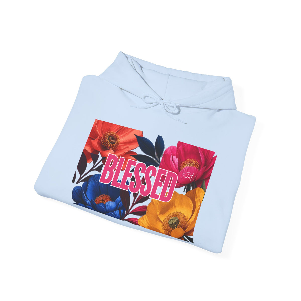 Blessed Floral Graphic Hoodie