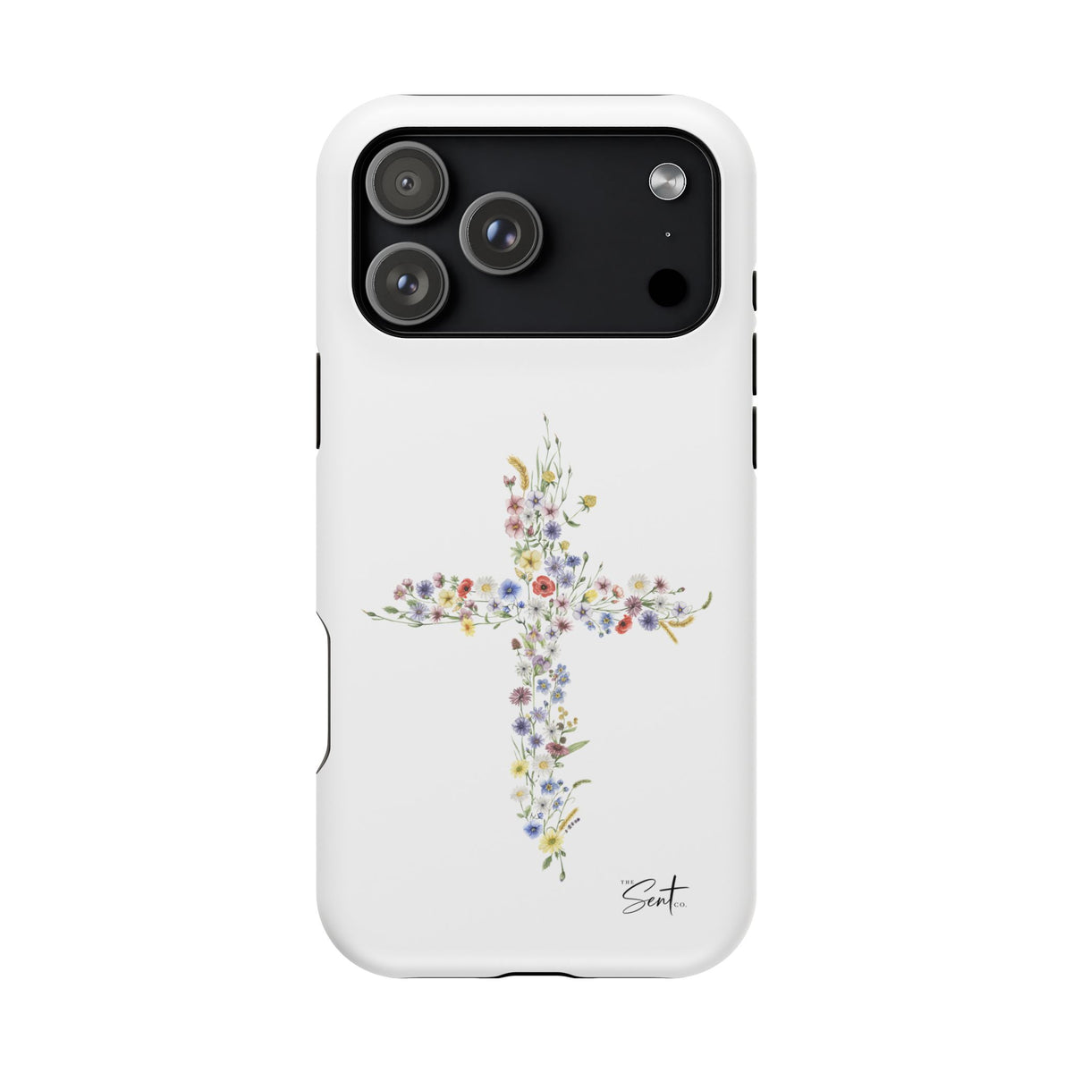 Floral Cross Magnetic Phone Case
