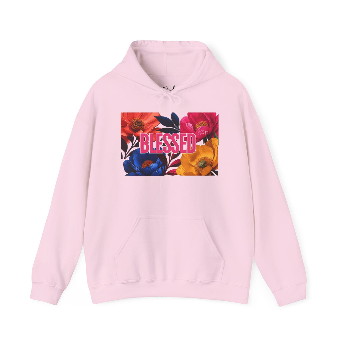 Blessed Floral Graphic Hoodie
