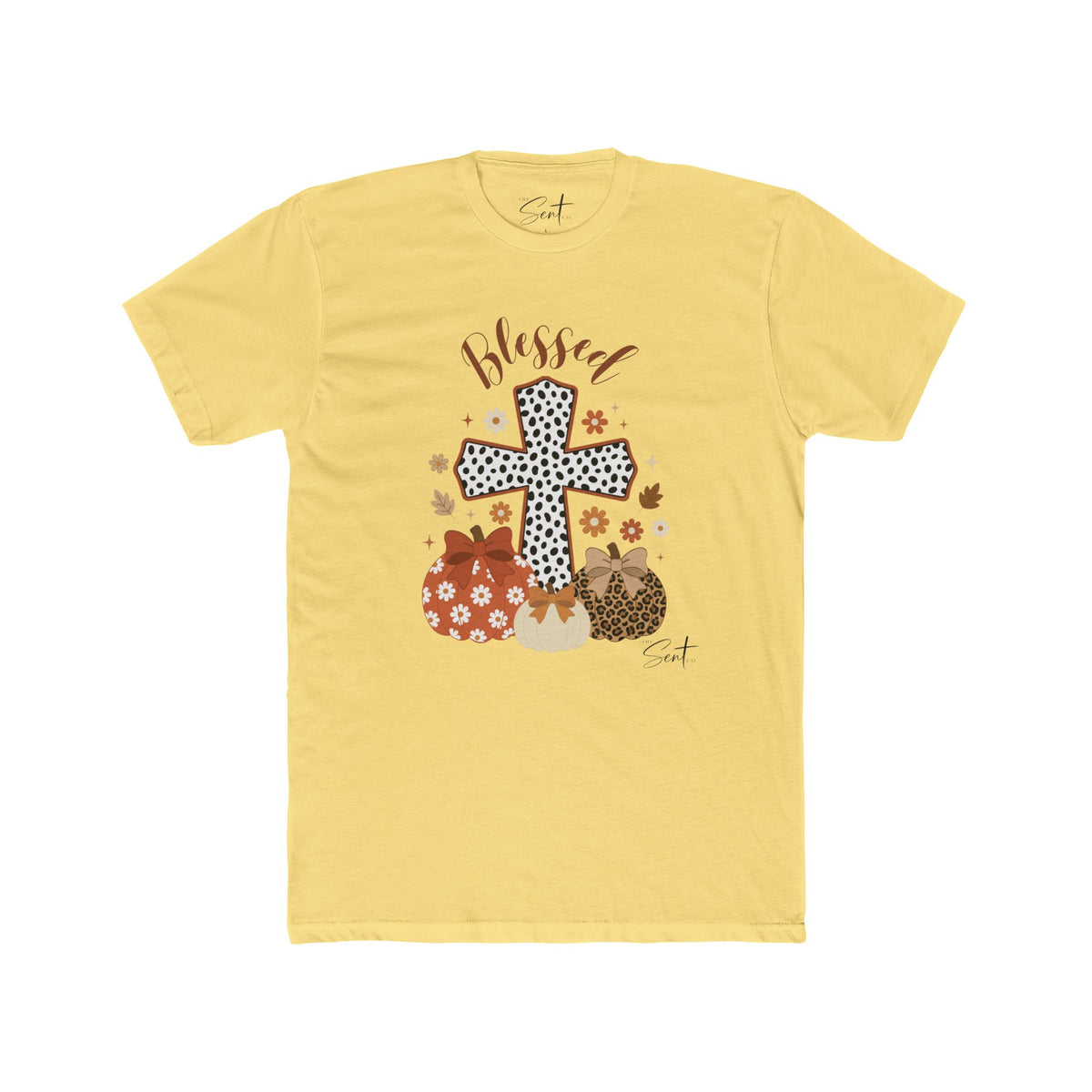 Blessed Cross Pumpkin Tee