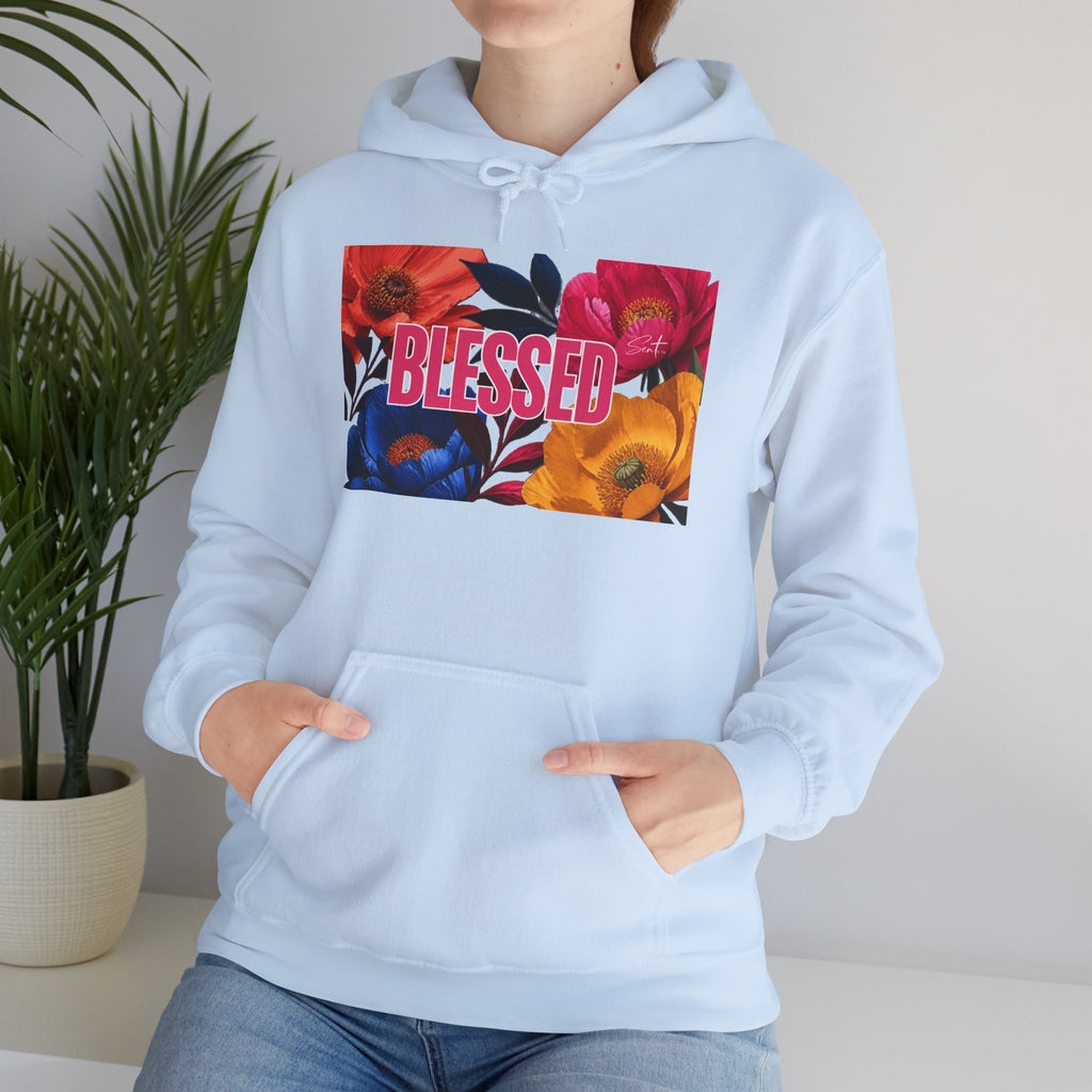 Blessed Floral Graphic Hoodie