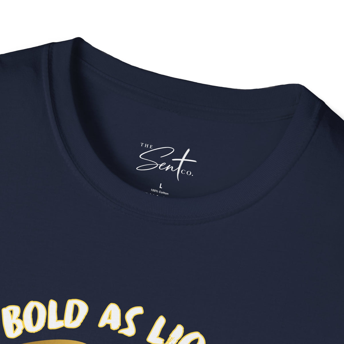 Jesus Cross T-Shirt — "Jesus" Scripture Design (Matthew 28:19, Psalms 23:3)