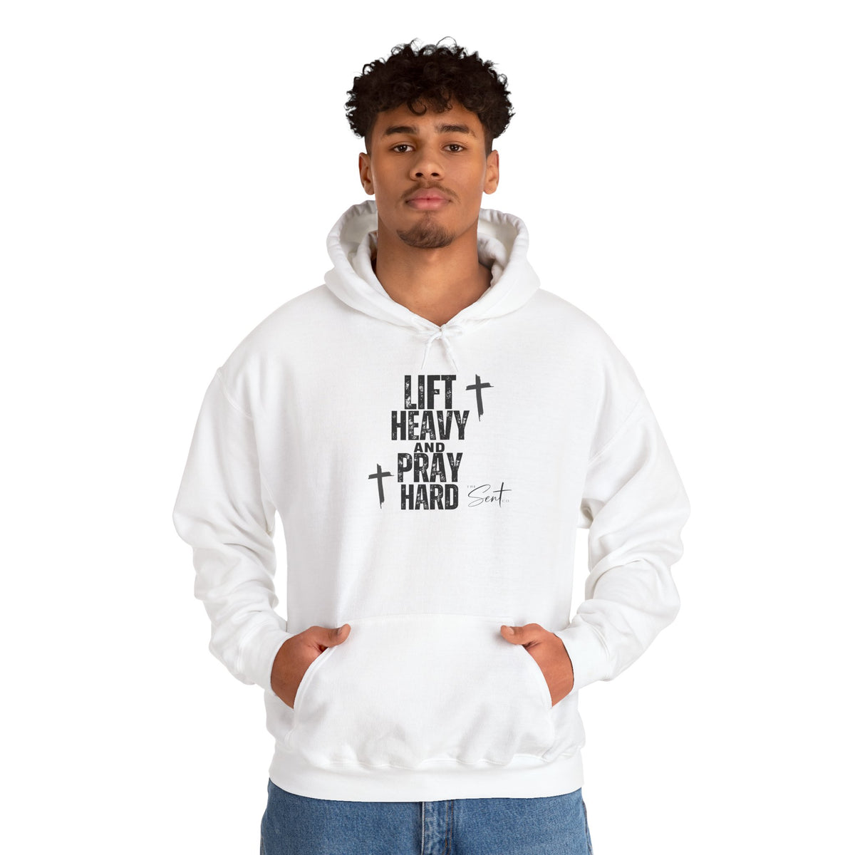 Lift Heavy And Pray Hard-Hoodie