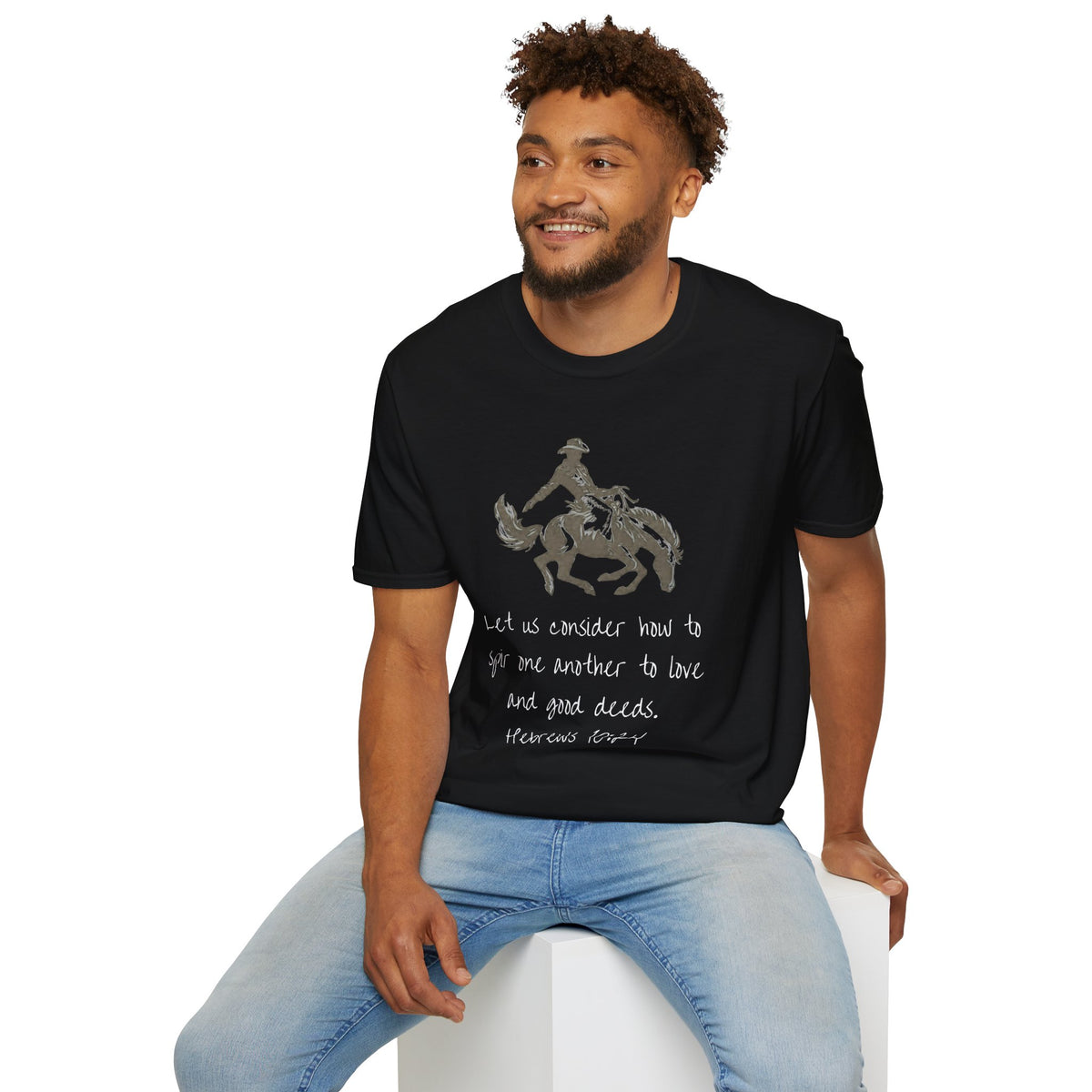 Hebrews 10:24 Cowboy T-Shirt