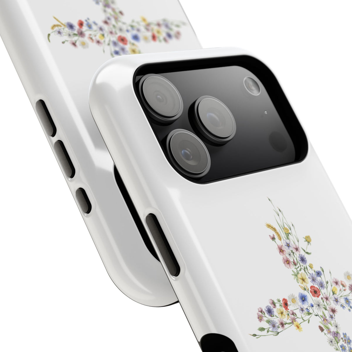 Floral Cross Magnetic Phone Case