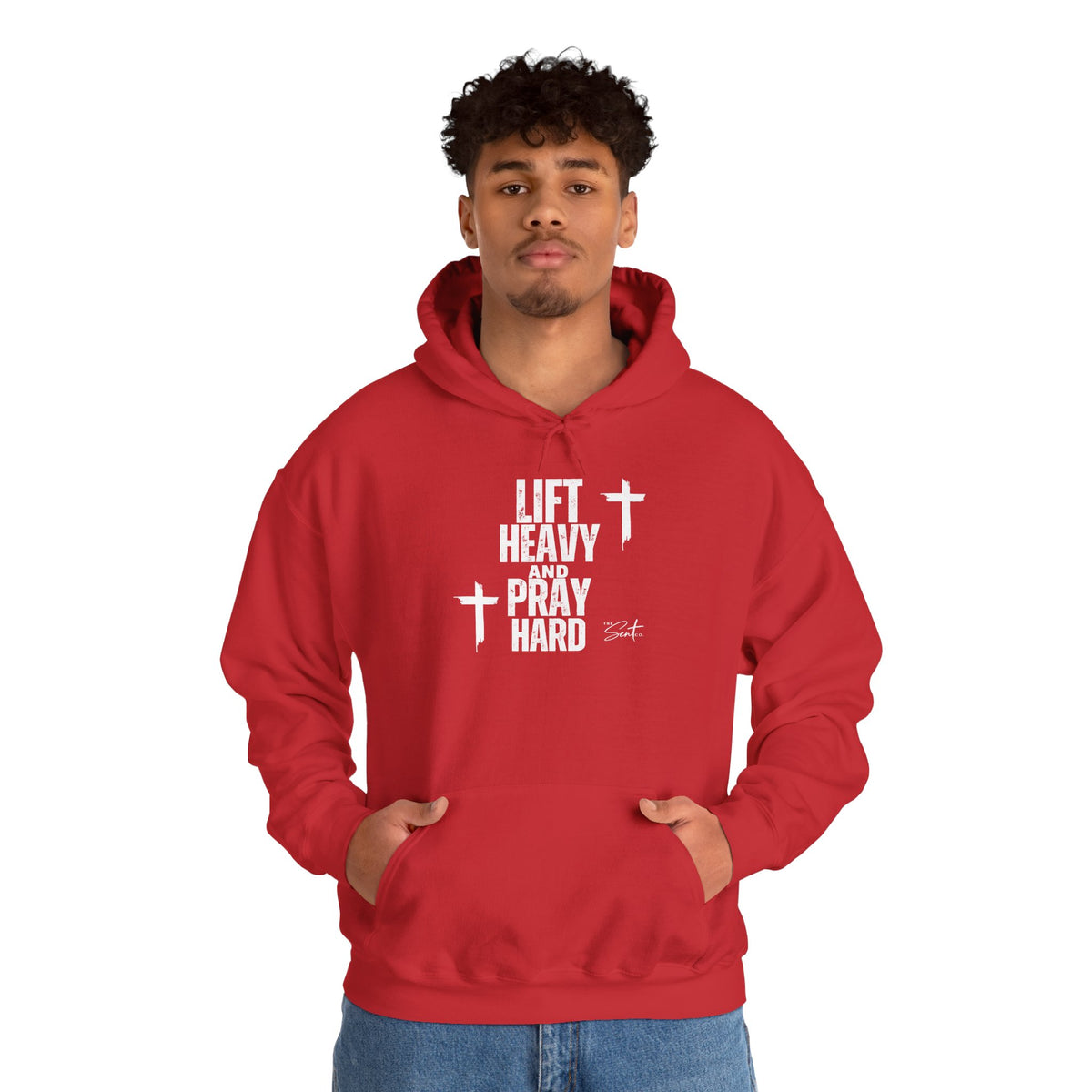 Lift Heavy And Pray Hard-Hoodie