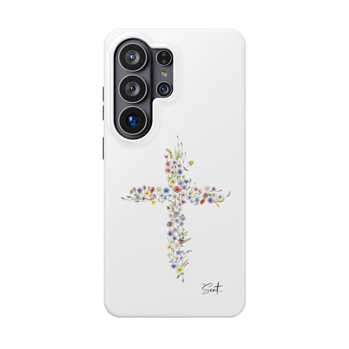 Floral Cross Magnetic Phone Case