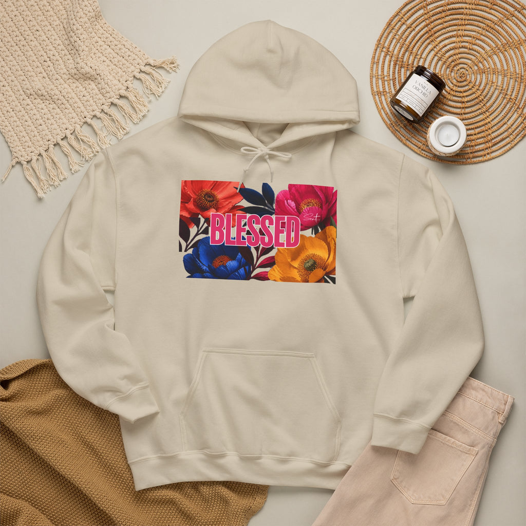 Blessed Floral Graphic Hoodie