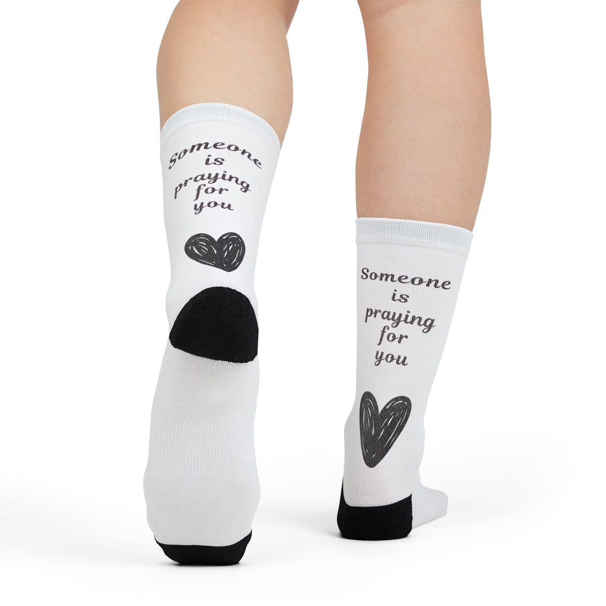 Someone Is Praying for You Faith-Inspired Crew Socks