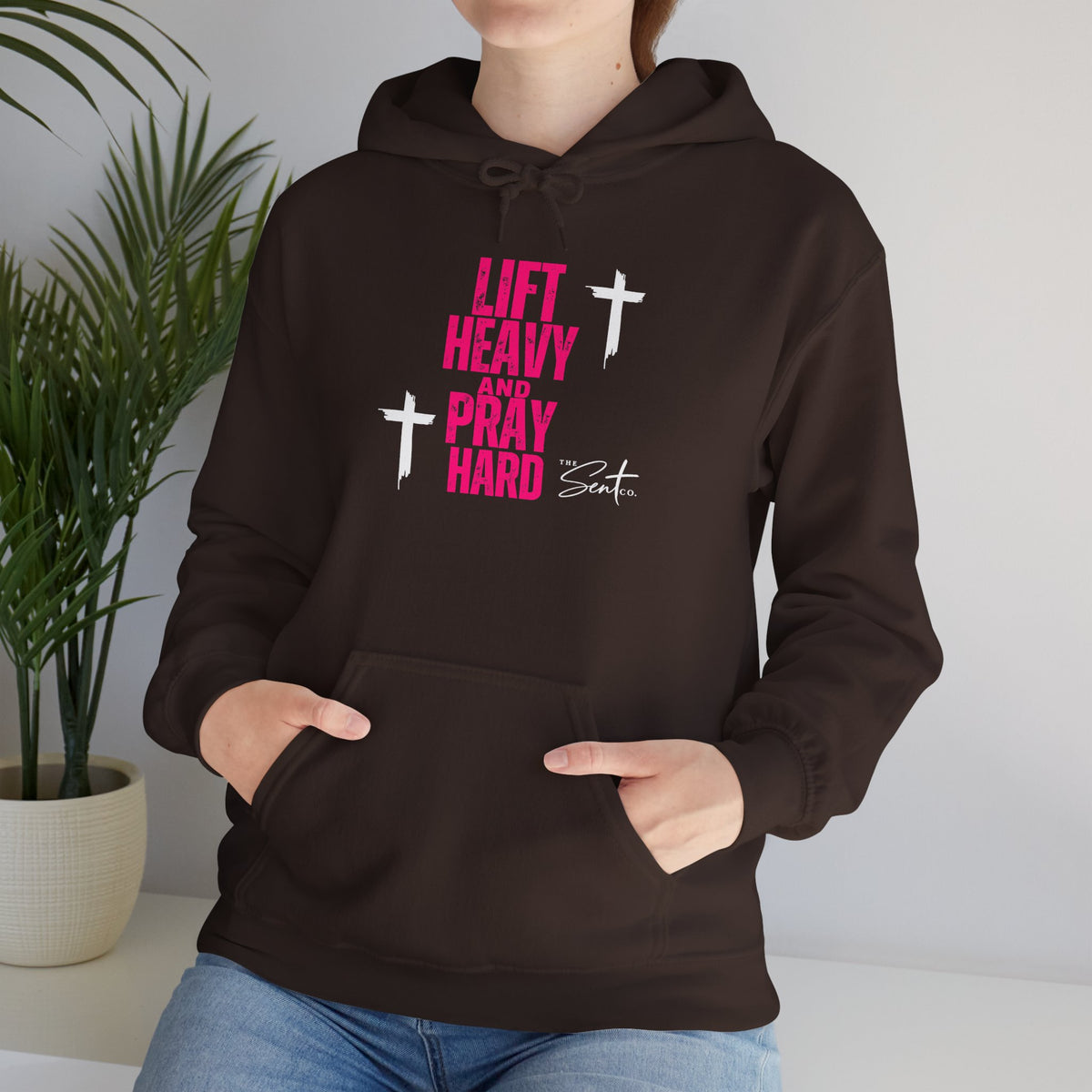 Lift Heavy And Pray Hard-Hoodie