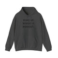 Wake Up. Worship. Workout. Hoodie — Faith & Fitness Motivational Pullover