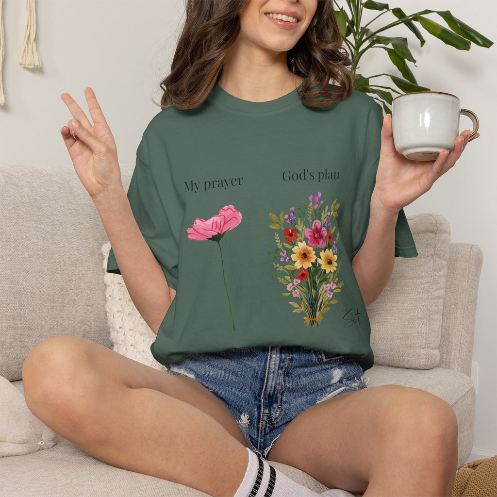 My Prayer God’s Plan Floral Faith T-Shirt