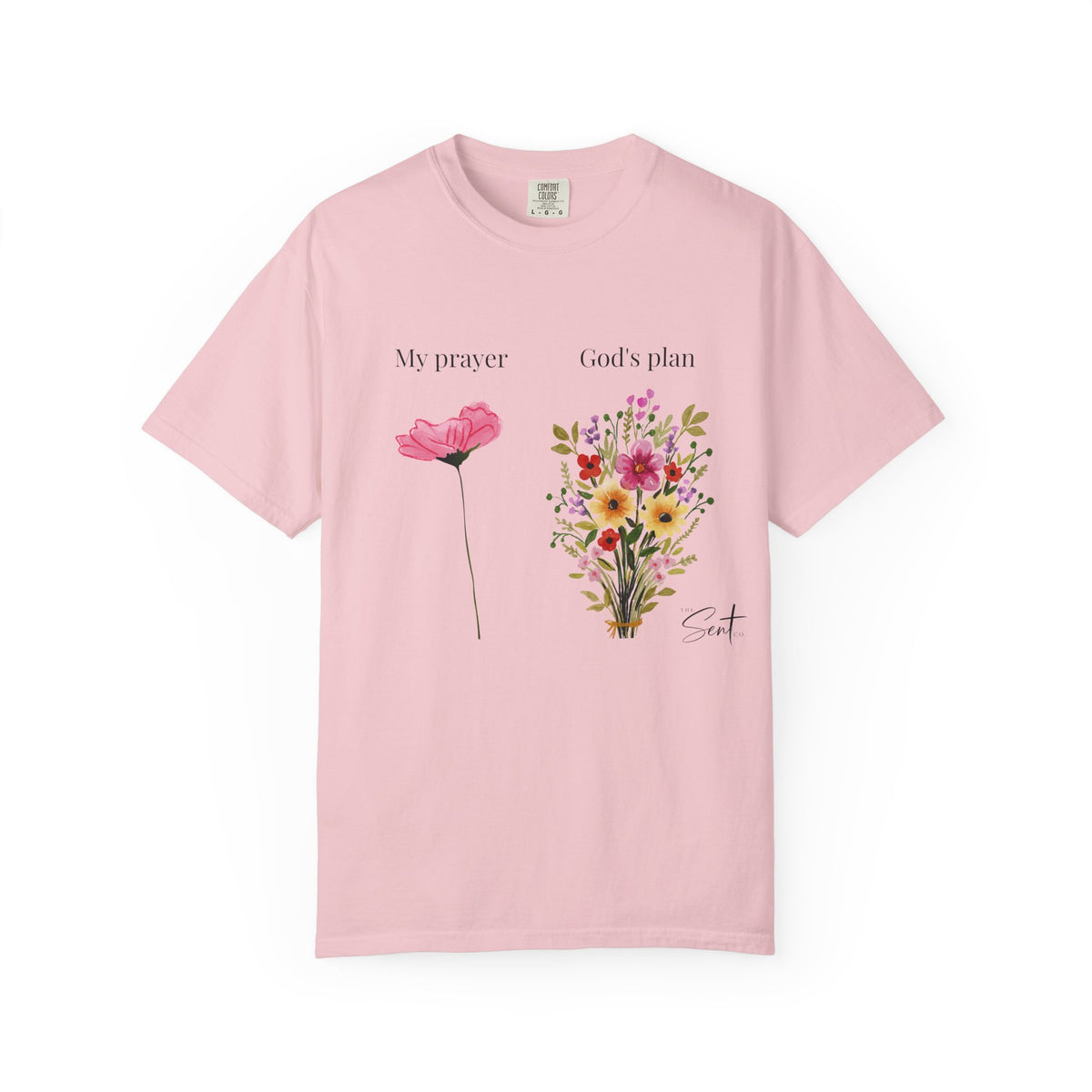 My Prayer God’s Plan Floral Faith T-Shirt