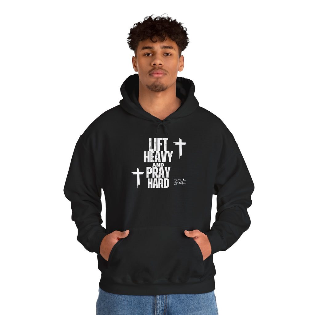 Lift Heavy And Pray Hard-Hoodie