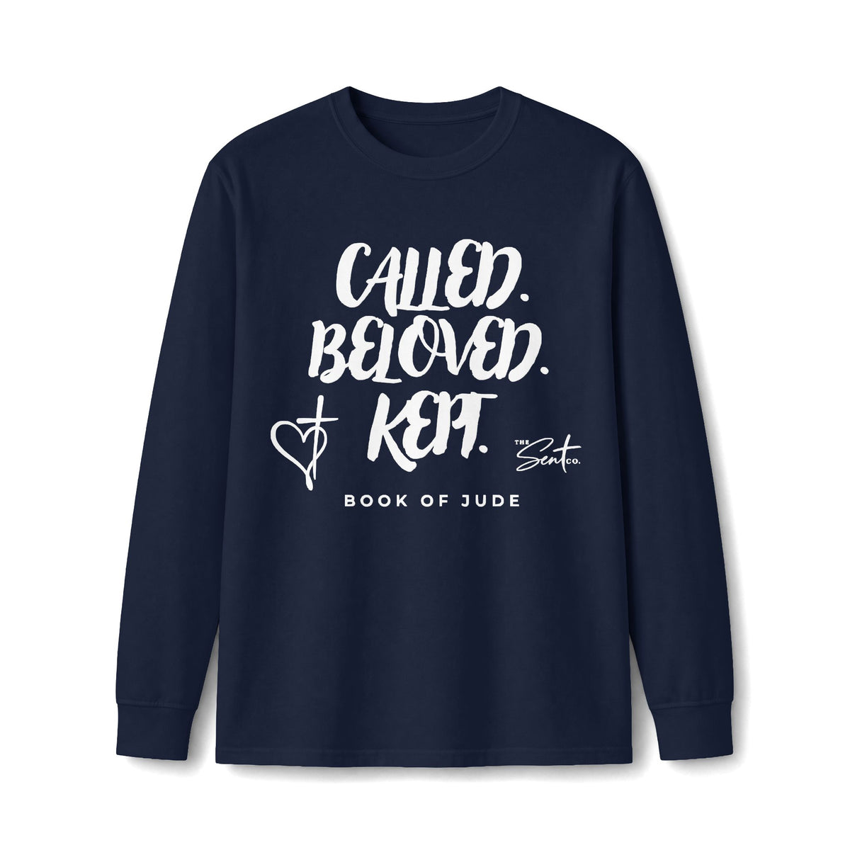 Called, Beloved, Kept Long Sleeve Tee – Book of Jude Christian Faith Shirt