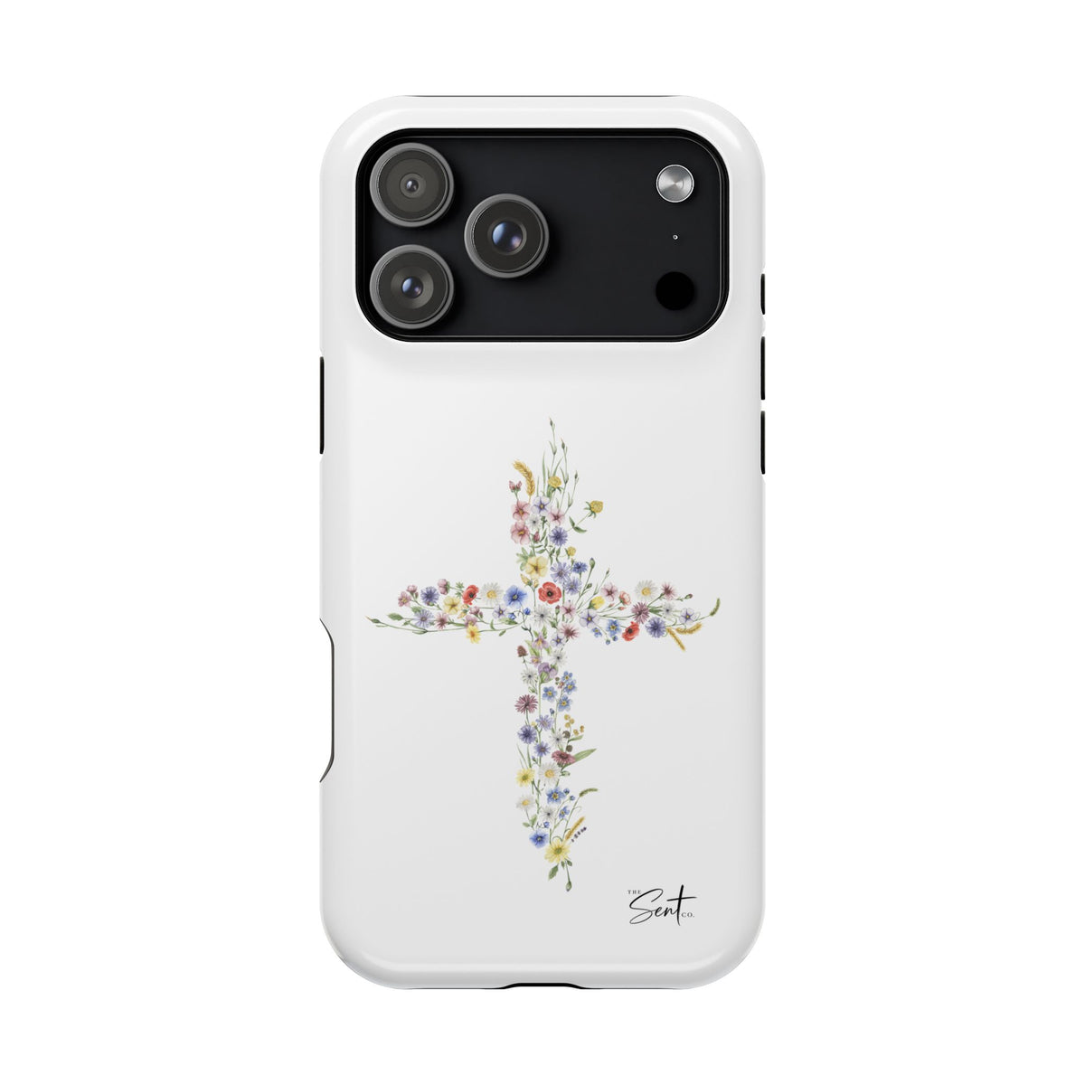 Floral Cross Magnetic Phone Case