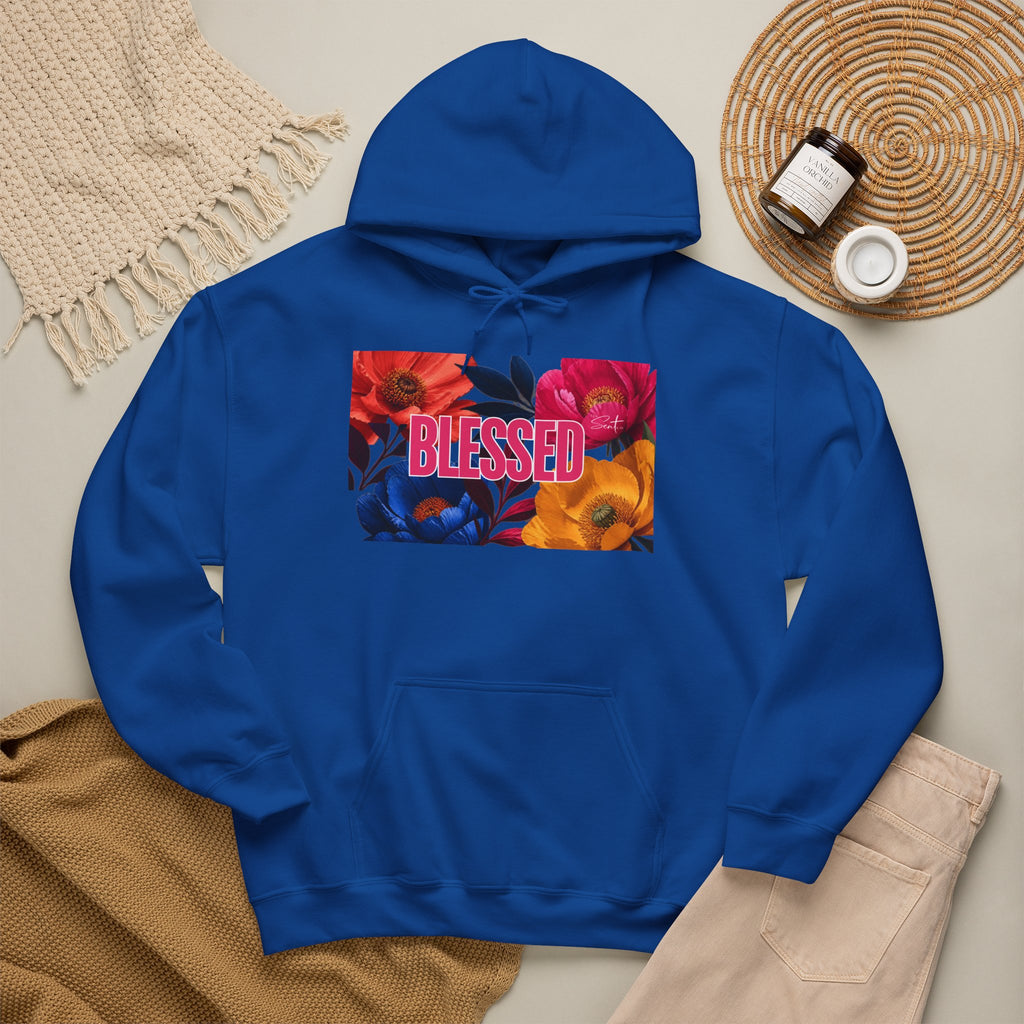 Blessed Floral Graphic Hoodie
