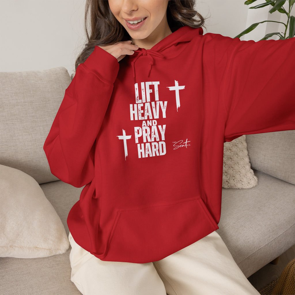 Lift Heavy And Pray Hard-Hoodie