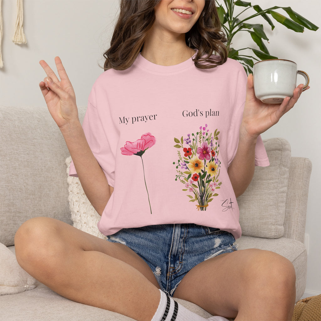 My Prayer God’s Plan Floral Faith T-Shirt