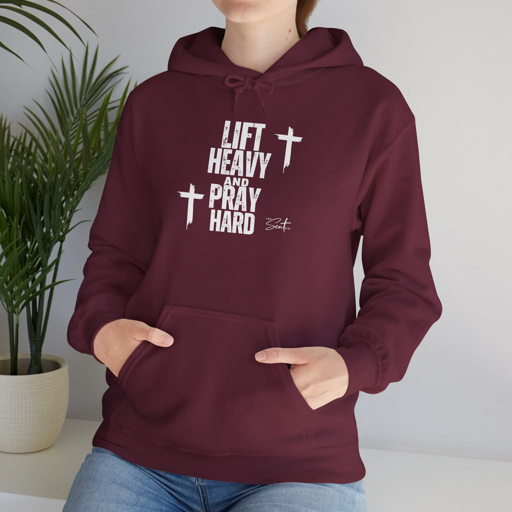 Lift Heavy And Pray Hard-Hoodie