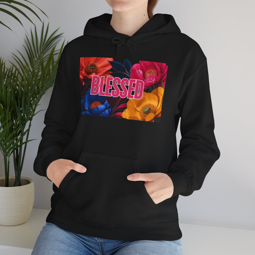 Blessed Floral Graphic Hoodie