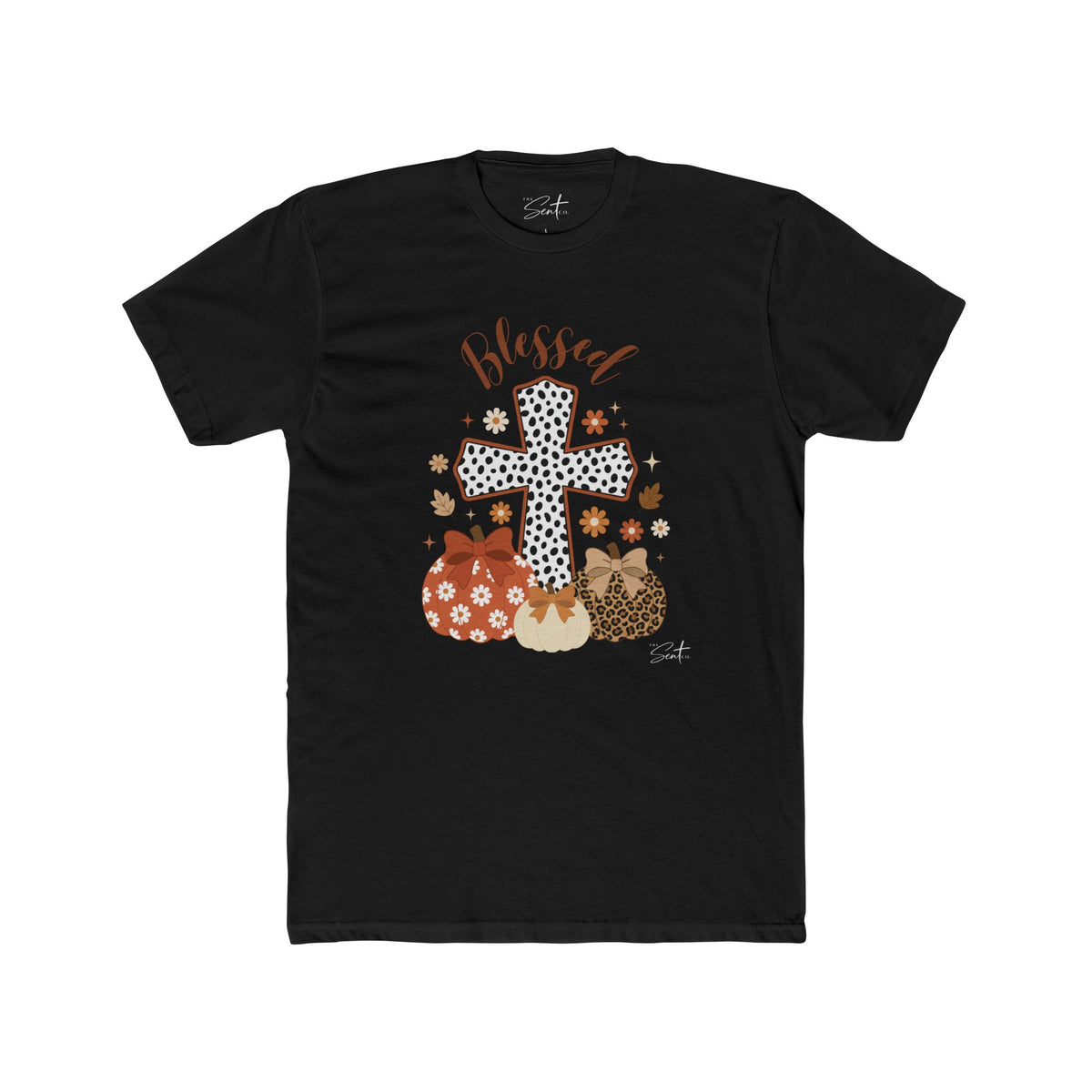 Blessed Cross Pumpkin Tee