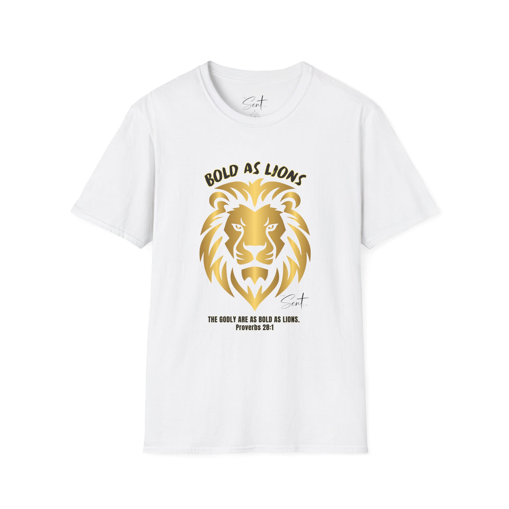 Jesus Cross T-Shirt — "Jesus" Scripture Design (Matthew 28:19, Psalms 23:3)