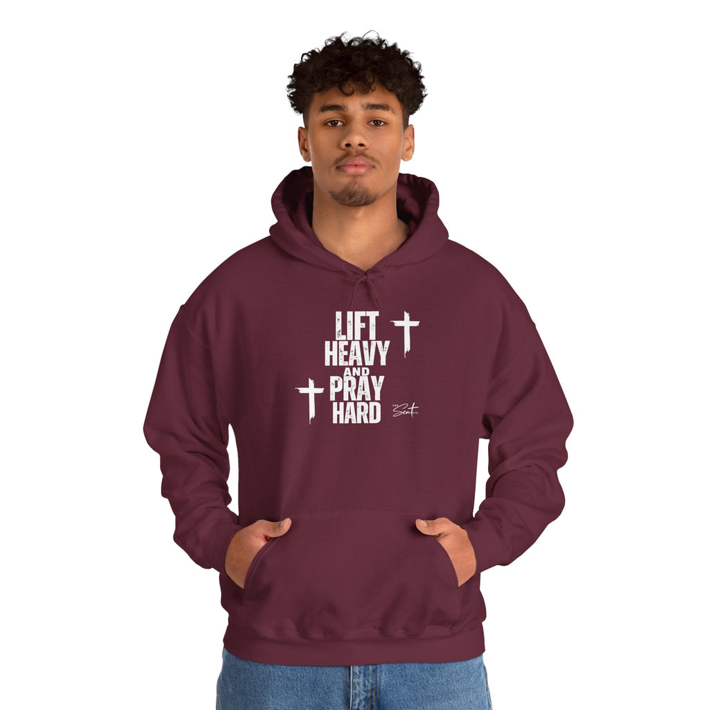 Lift Heavy And Pray Hard-Hoodie