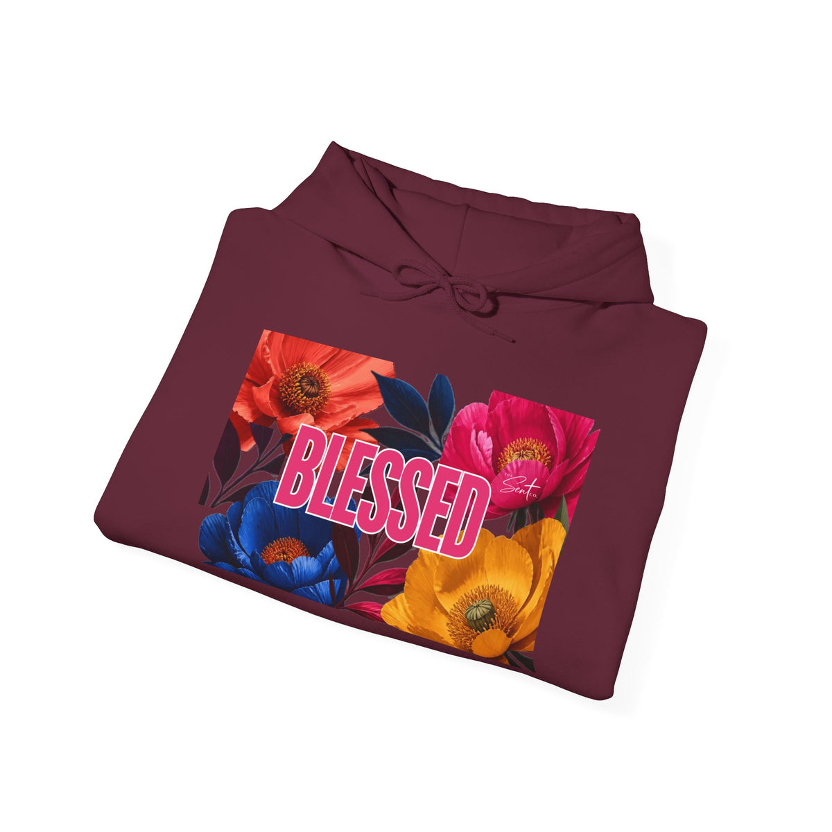 Blessed Floral Graphic Hoodie