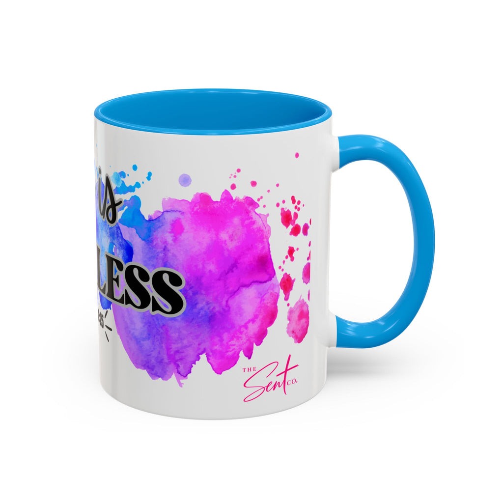 She Is Fearless Proverbs 31:25 Inspirational Christian Mug