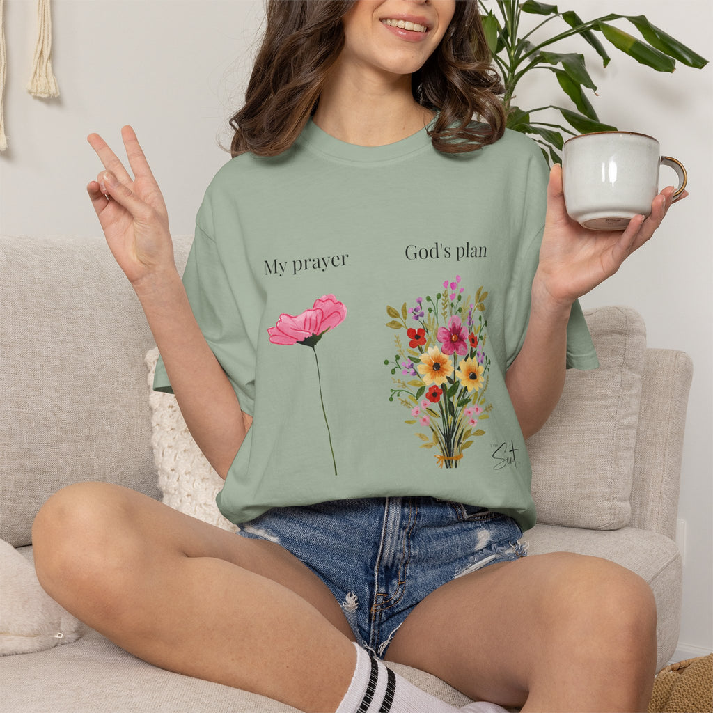 My Prayer God’s Plan Floral Faith T-Shirt