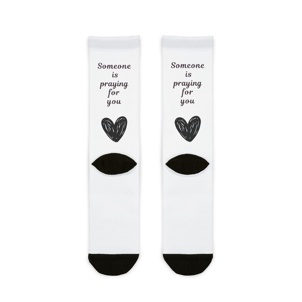 Someone Is Praying for You Faith-Inspired Crew Socks