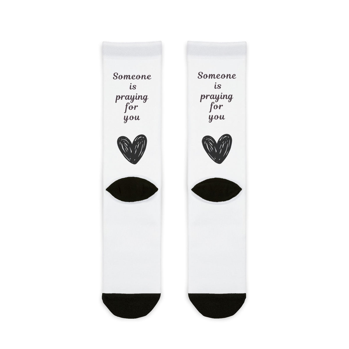 Someone Is Praying for You Faith-Inspired Crew Socks