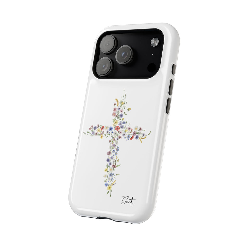 Floral Cross Magnetic Phone Case