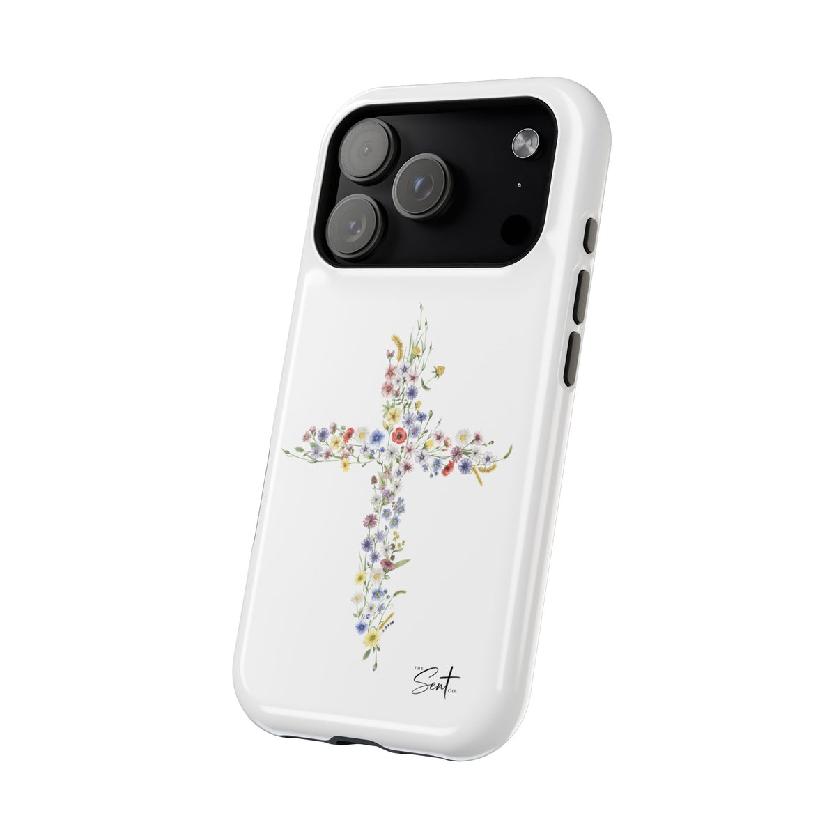 Floral Cross Magnetic Phone Case