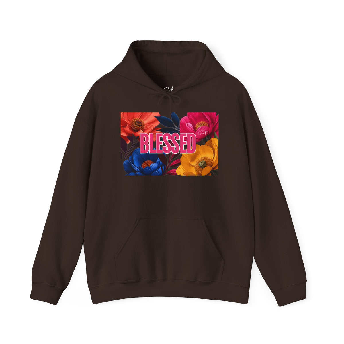 Blessed Floral Graphic Hoodie