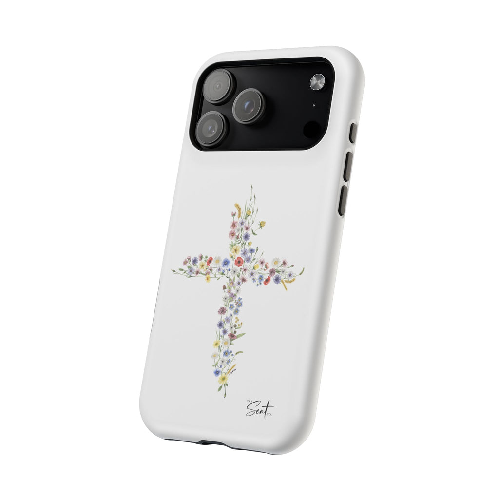 Floral Cross Magnetic Phone Case