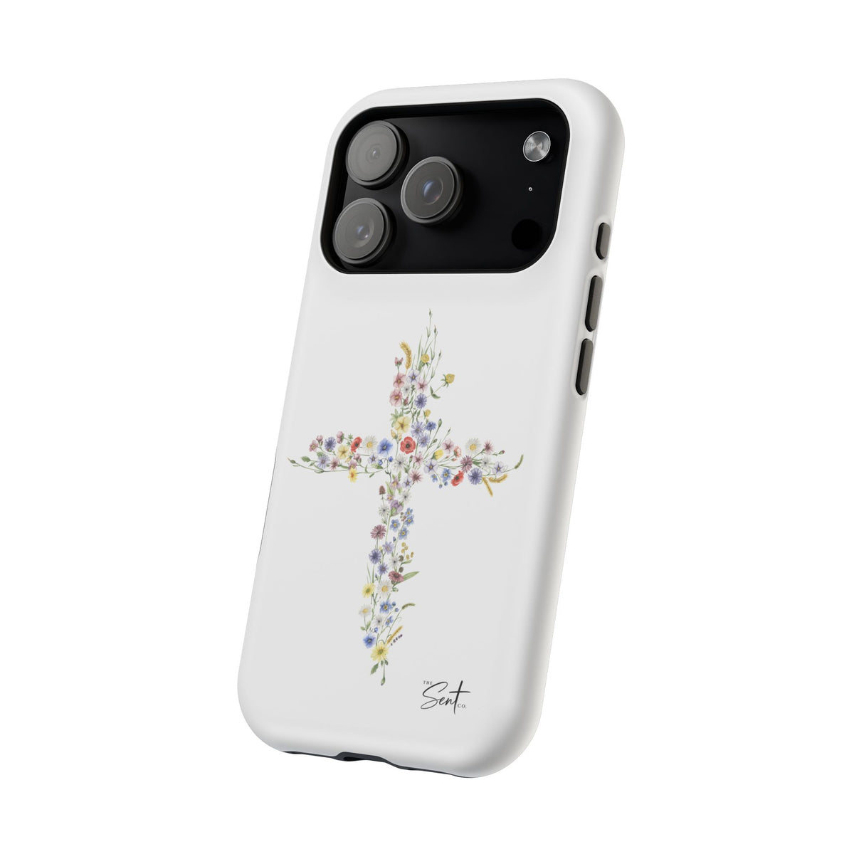 Floral Cross Magnetic Phone Case