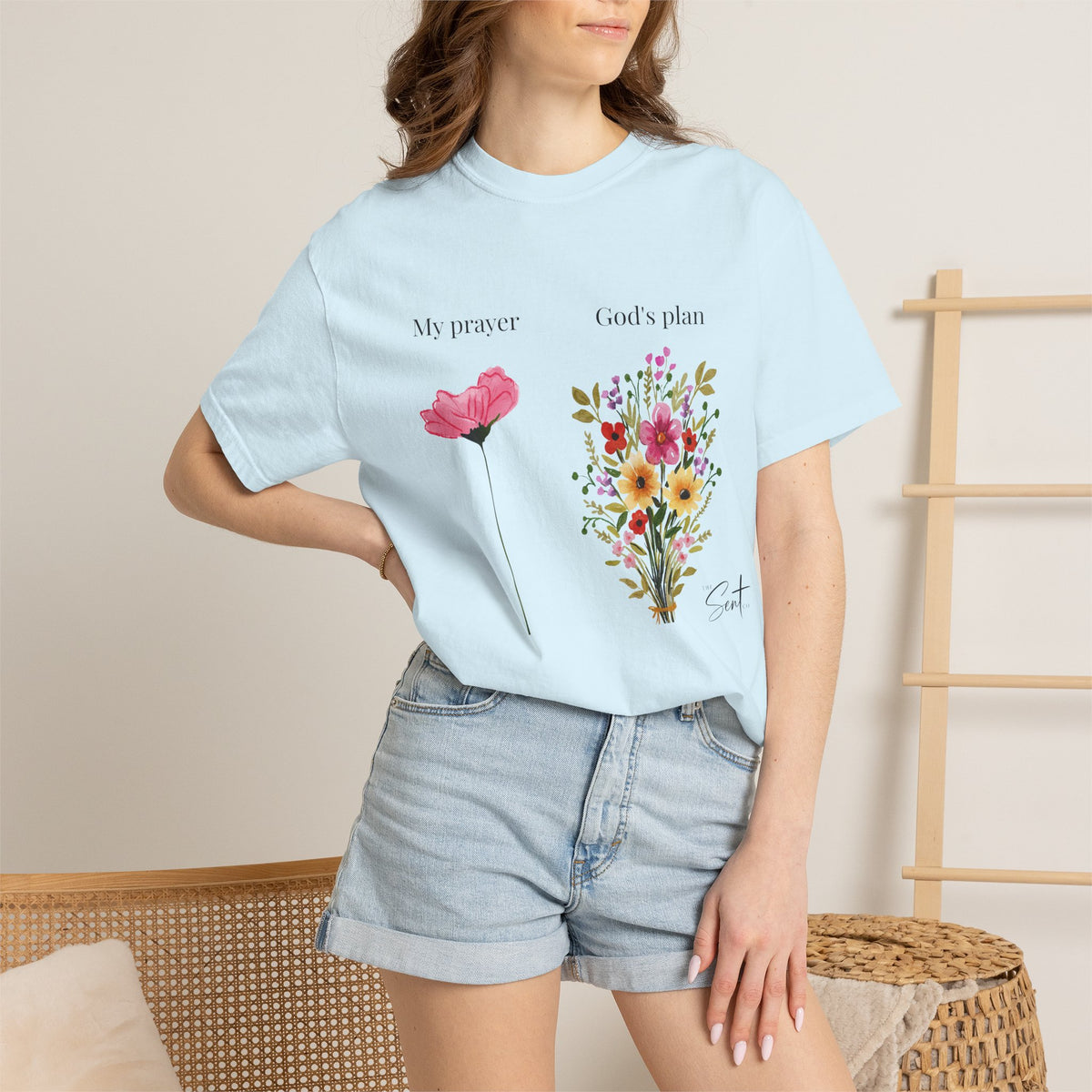 My Prayer God’s Plan Floral Faith T-Shirt