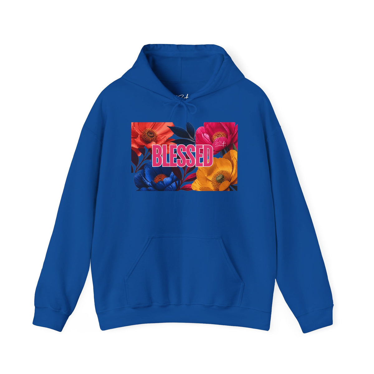 Blessed Floral Graphic Hoodie