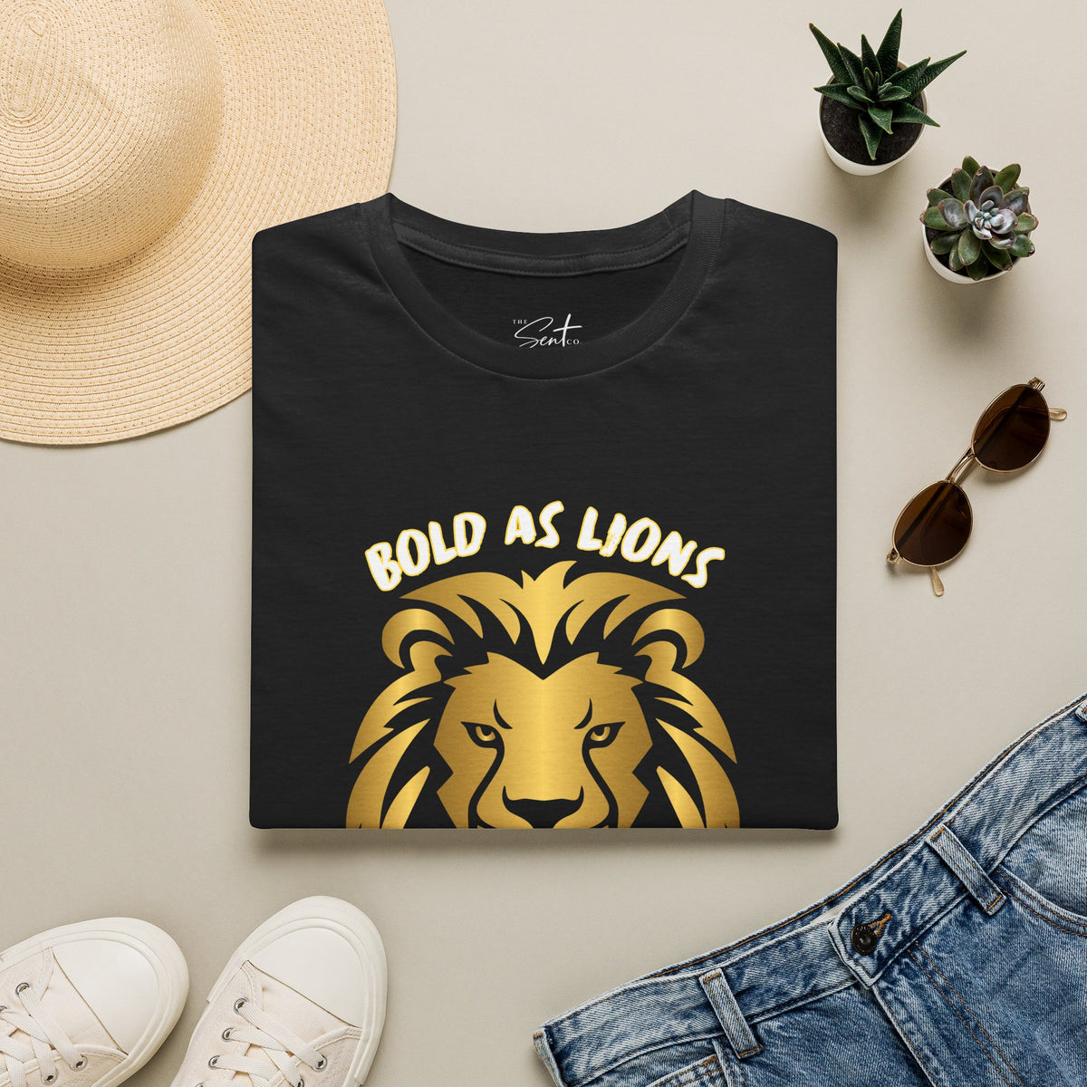 Jesus Cross T-Shirt — "Jesus" Scripture Design (Matthew 28:19, Psalms 23:3)