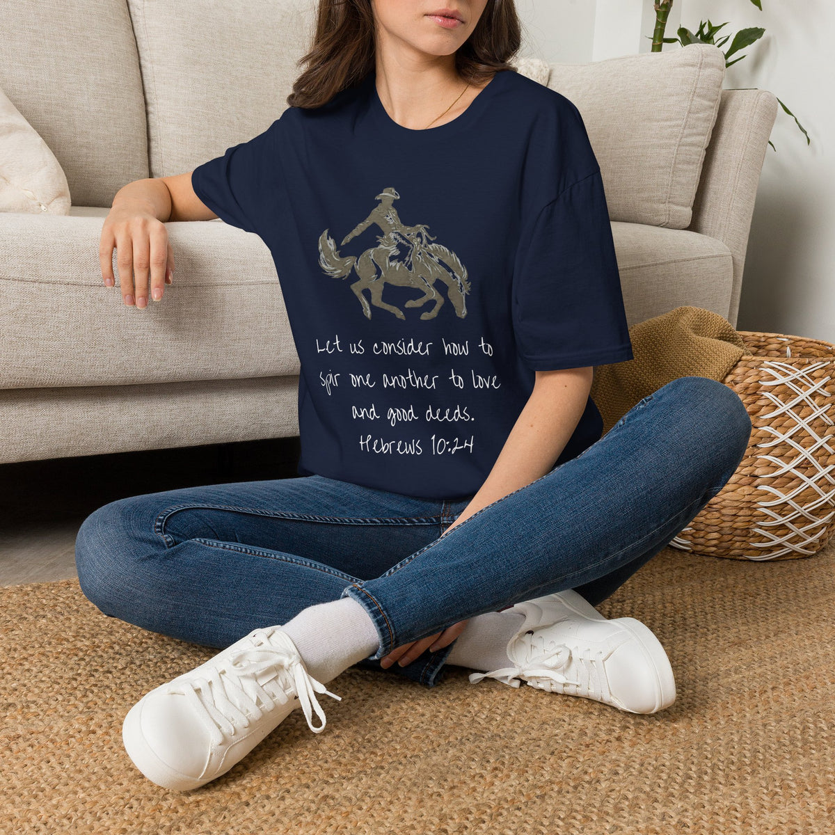 Hebrews 10:24 Cowboy T-Shirt