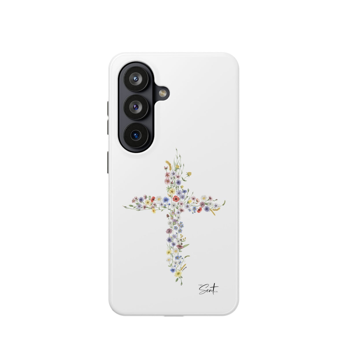 Floral Cross Magnetic Phone Case