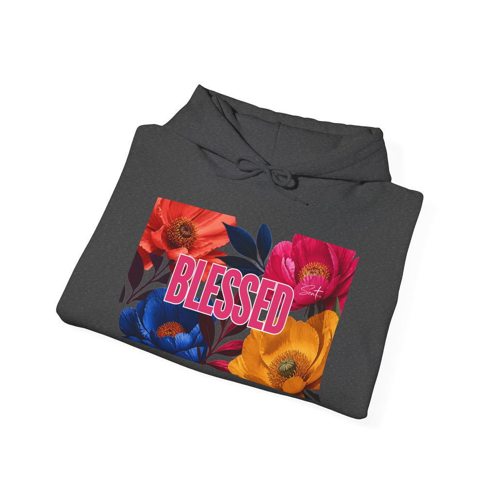Blessed Floral Graphic Hoodie