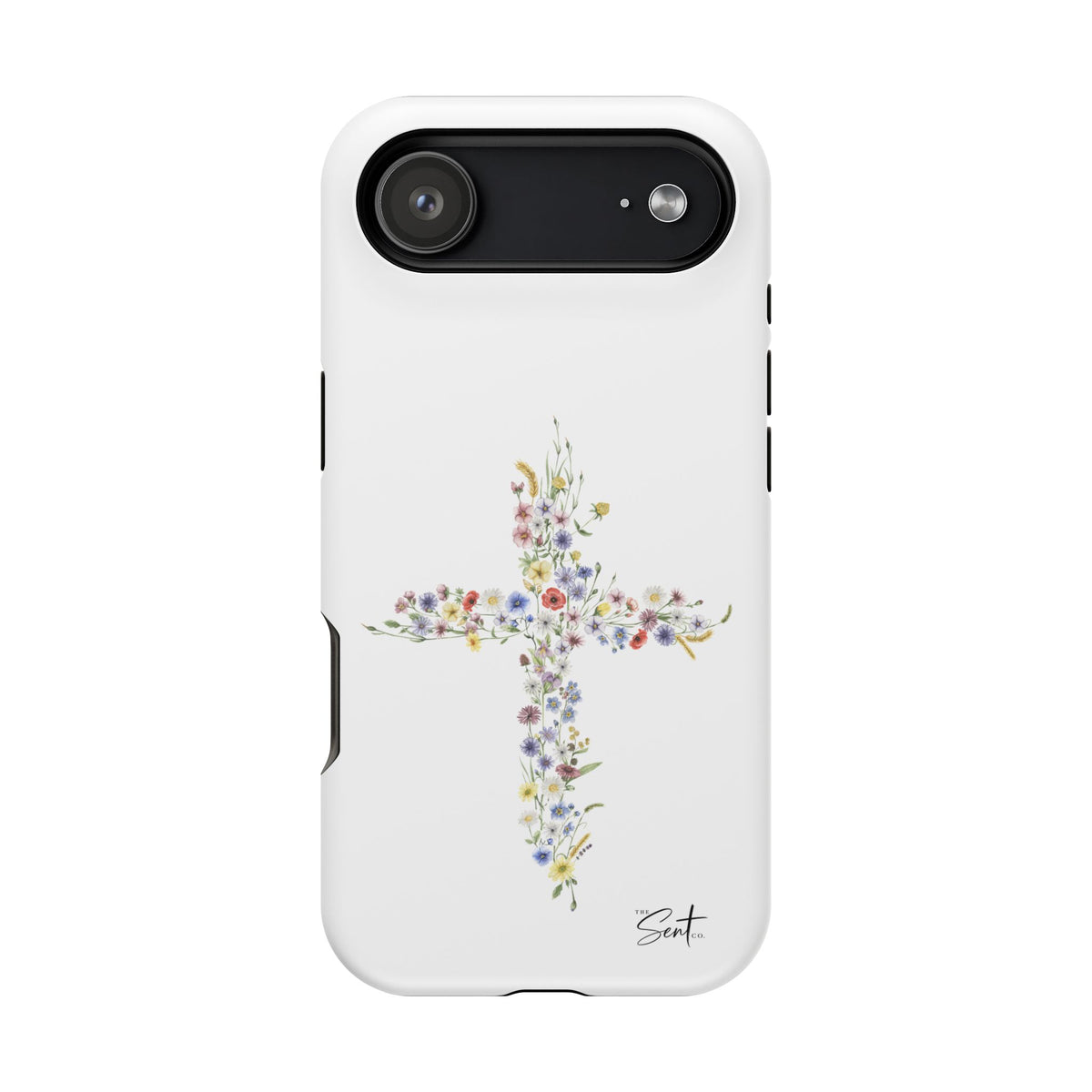 Floral Cross Magnetic Phone Case