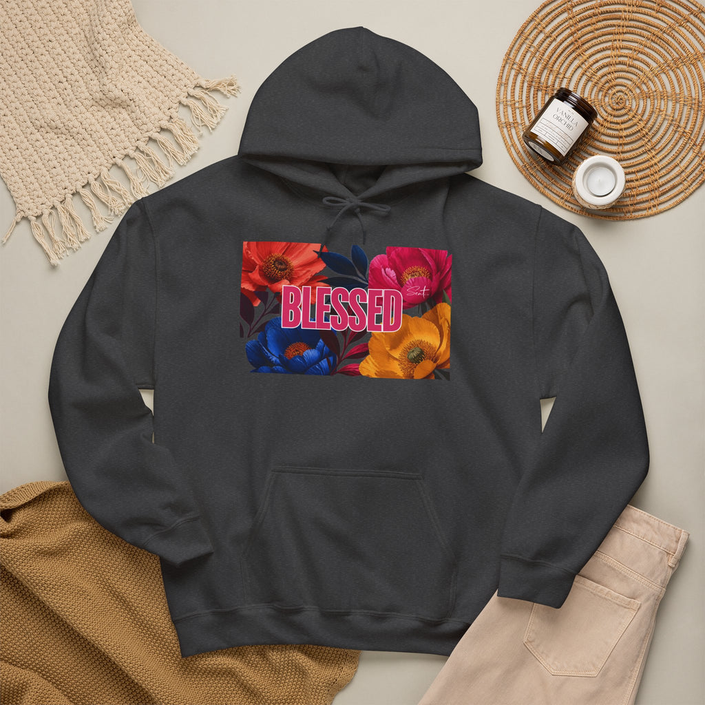 Blessed Floral Graphic Hoodie